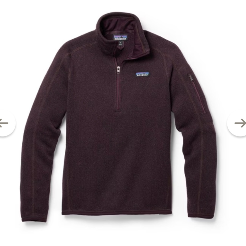 Women’s Patagonia better sweater quarter zip
